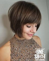 Image result for Bob Hairstyles with Layers and Bangs