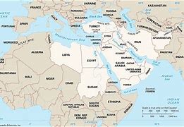 Image result for Middle East Land Map