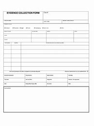 Image result for Proof of Evidence Template