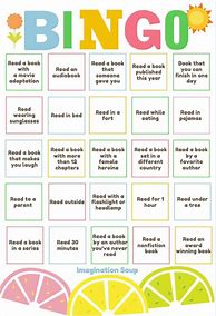 Image result for Adult Summer Reading Book Bingo