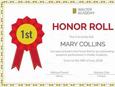 Image result for Honor Roll Seal