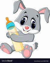 Image result for Cute Cartoon Baby Rabbit