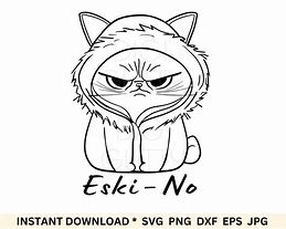 Image result for Cranky Cat SVG