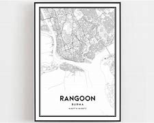 Image result for Rangoon Map