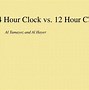 Image result for 12 Hour and 24 Hour Clock