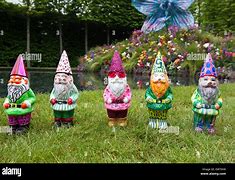 Image result for Painted Garden Gnomes