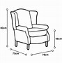 Image result for Grey Wingback Chair