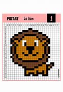 Image result for Pixel Art Lion Facile