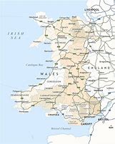 Image result for Wales Map UK