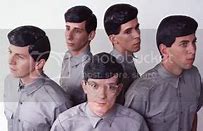 Image result for Plastic Devo Wig