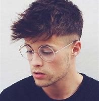 Image result for Low Taper Fade Long Messy Hair