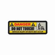 Image result for Do Not Touch Velcro Patch