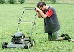 Image result for Mowing Lawn Sweating