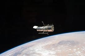 Image result for Hubble Orbiting Earth