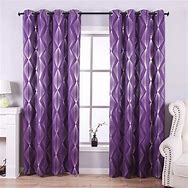 Image result for Purple Curtains Bedroom Design