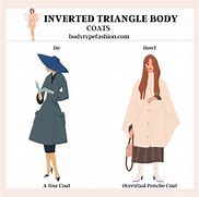 Image result for Trench Coat On Inverted Triangle Body