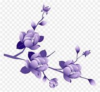 Image result for Purple Flower Clip Art No Background