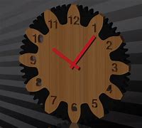 Image result for Furniture Clock DXF