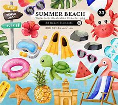 Image result for Summer Beach ClipArt