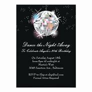 Image result for Disco Ball Party Invitations