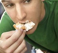 Image result for Person Eating Donut