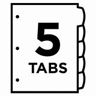 Image result for Big Tab Labels