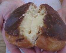 Image result for Chocolate Bavarian Cream Donut