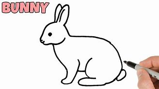 Image result for Rabbit Laying Drawing