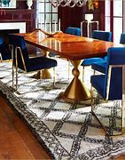 Image result for blue dining room chairs