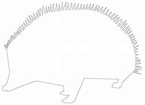 Image result for Hedgehog Outline