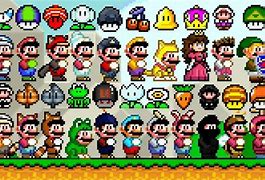 Image result for Mario Power-Ups Chart