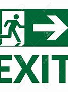 Image result for Fire Exit Sign Clip Art