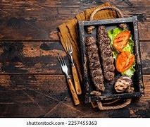 Image result for Grilled Kefta Skewers