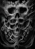 Image result for Modern Skull Art