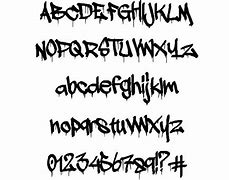 Image result for Graffiti Drip Font