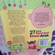 Image result for Emosi Buku Anak