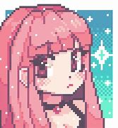 Image result for Kawaii Pixel Art Anime