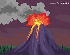 Image result for Half Volcano Drawing