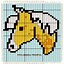 Image result for Horse Pixel Art Grid