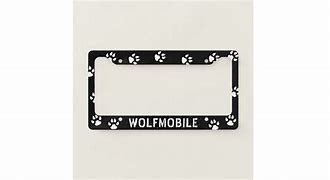 Image result for Zazzle License Plates Wolf