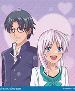 Image result for Anime Boy with Glasses and Flower