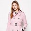 Image result for Pink Trench Coat