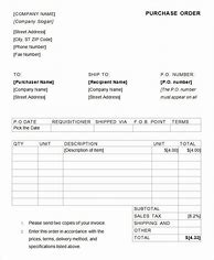 Image result for Purchase Order Format