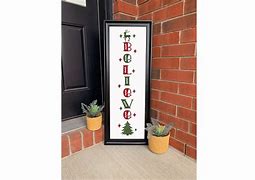 Image result for Believe Porch Sign SVG