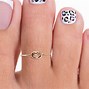 Image result for White Gold Toe Ring