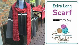 Image result for Crochet Long Scarf