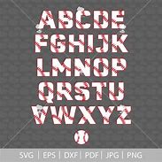 Image result for Free SVG Baseball Font