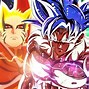 Image result for Super Saiyan God Goku vs Naruto