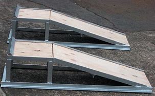 Image result for Homemade Plywood Scooter Ramp for SUV