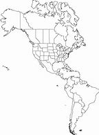 Image result for Western Hemisphere Outline Map